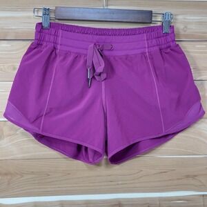 Lululemon Hotty Hot Short 4" Color Ripened Raspberry Running Women's size‎ 6